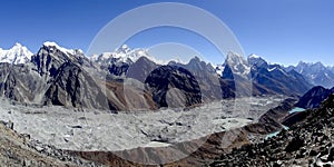 Ngozumba Glacier.Himalayas