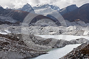 Ngozumpa glacier, Gokyo valley, Nepal photo