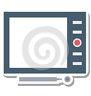Graphic Tablet Isolated Vector Icon Editable