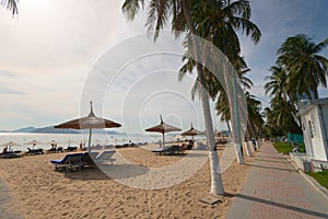 Nha Trang city beach is a public beach located in the centre of Nha Trang in Vietnam