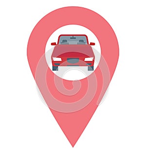 Highway Colored Vector Illustration