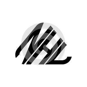 NHL letter logo creative design with vector graphic, NHL photo