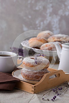 Holiday donut,Polish donut,traditional donut,donut classic,donut home,a donut for an old recipe,donut with jam,donut with filling