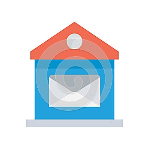 House mailbox Isolated Vector icon which can easily modify or edit photo