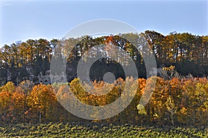 Niagara Escarpment in autumn, Milton, Ontario, Canada