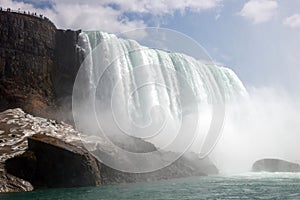 Niagara Fall and mist