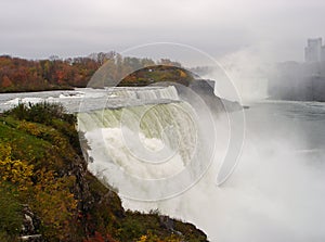 Niagara Falls in autumn