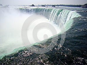 Niagara Falls, Canada - the edge of the waterfall