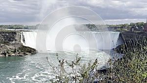 Niagara Falls on a clear spring day