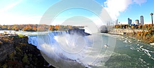 Niagara Falls Extra Wide Panorama Skyline