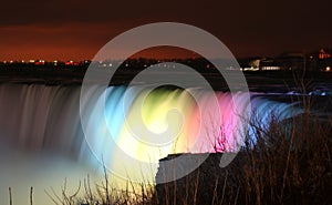 Niagara Falls at Night