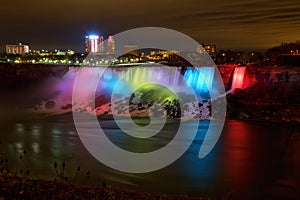 Niagara Falls at Night