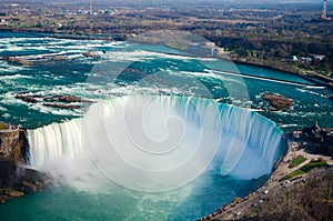 Niagara falls ontario canada horse shoe falls