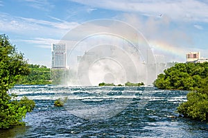 Niagara falls rainbow