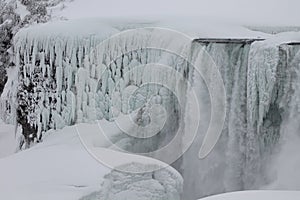 Niagara Falls, in the winter