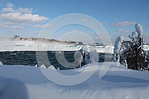 Niagara Falls, in the winter