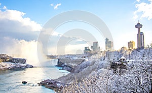 Niagara Falls in winter,Canada