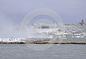 Niagara Falls Winter scenic