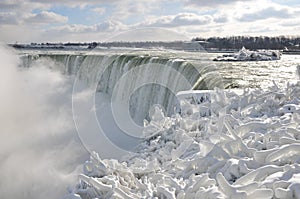 Niagara frozen falls photo