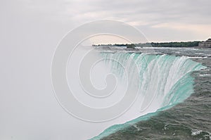 The Niagara River and horseshoe falls