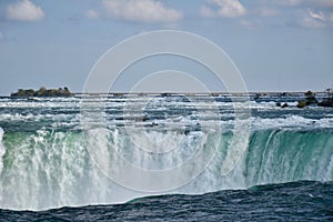 Plunging down 2: the Niagara River becomes Niagara Falls photo