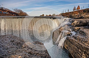 Niagara Waterfall on the river Cijevna near Podgorica, Montenegro