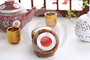 Nian Gao also Niangao a Sweet Rice Cake, a Popular Dessert Eaten During Chinese New Year.