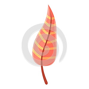 Nib feather icon, cartoon style