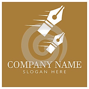 Nib Logo Template vector symbol