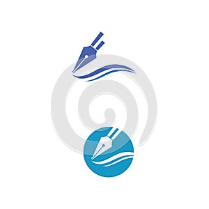 Nib Logo Template vector symbol