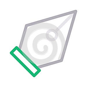 Nib vector color line icon