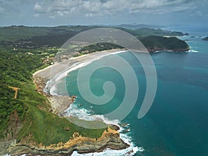 Nicaragua travel destination aerial view