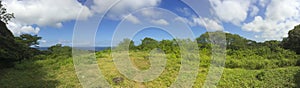 Nicaraguan lake panoramic view photo