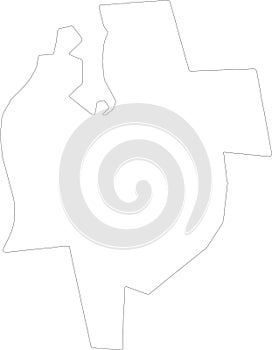 Nicas Latvia outline map