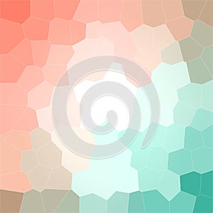 Nice abstract illustration of green, blue and red Big hexagon. Handsome background for your project.