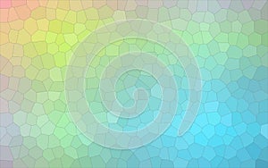 Nice abstract illustration of pink, green and blue pastel Little hexagon. Stunning background for your work