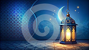 Nice arabic pattern ramadan kareem background