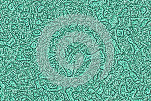 Nice artistic teal, sea-green monstrous mucous tissue computer graphics texture or background illustration