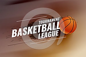 nice basketball tournament league background play and win