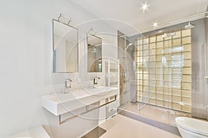 Nice bathroom with modern shower