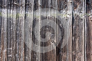 Nice and beautyful Old dark wooden board, plank, with natural patterns, drawn from the weather, abstract, textured background