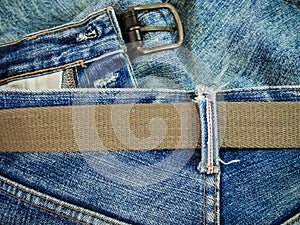 Nice blue jeans in vintage style