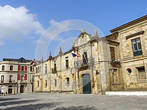 LourenzÃ¡ Town Hall located in an old monastery. Lugo, Galicia, Spain. photo