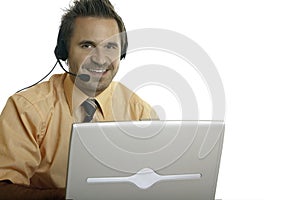 Nice and charming call center agent