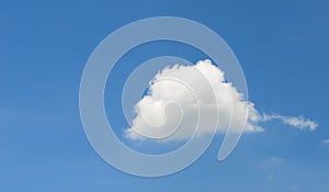 Nice cloud in blue sky