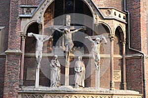 Jesus Christ crucifixion statue photo