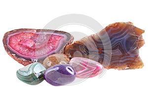 Nice color agates