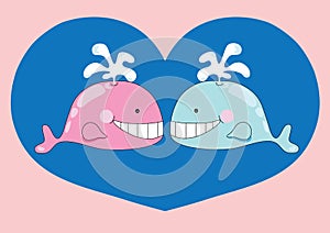 Nice couple of whale