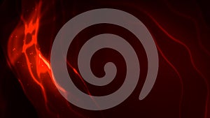 nice crimson agleam curved forms backdrop - abstract 3D illustration