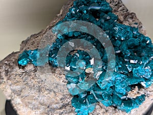nice dioptase mineral texture